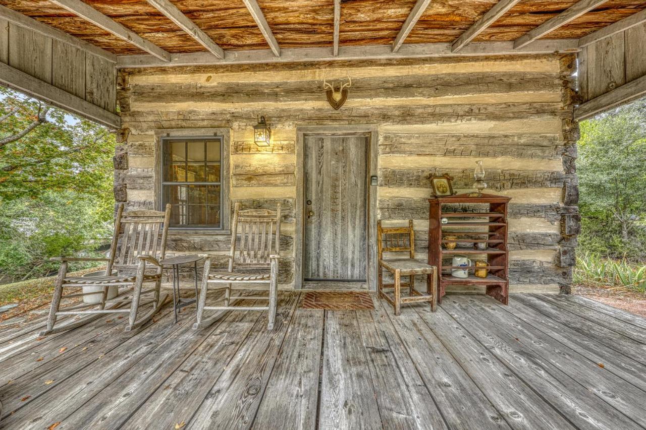 Town Creek Log Cabin Villa Fredericksburg Exterior photo