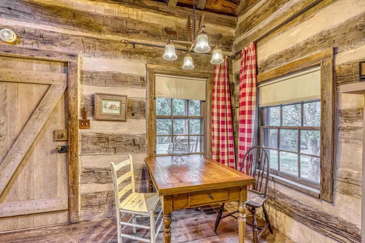 Town Creek Log Cabin Villa Fredericksburg Exterior photo